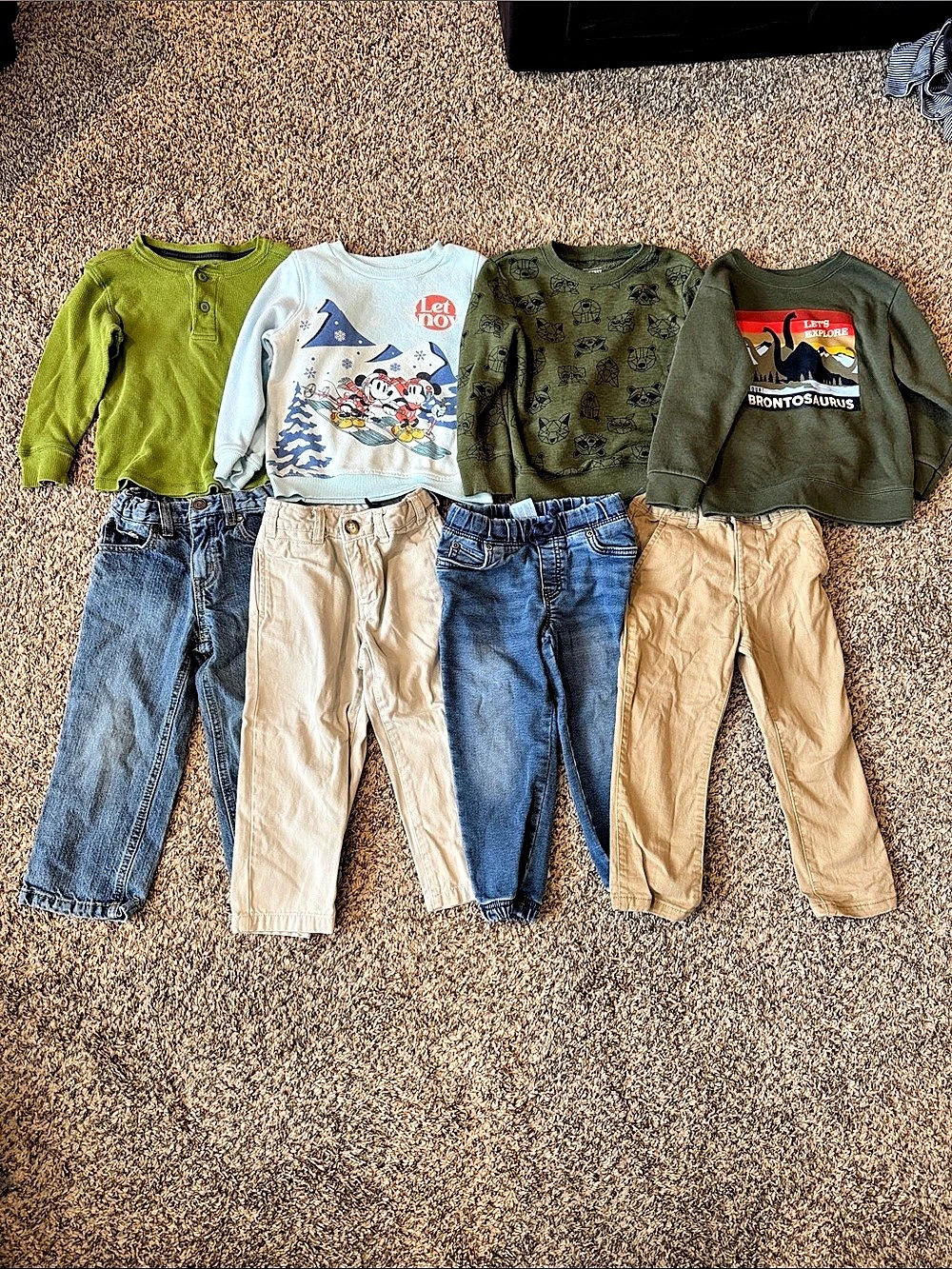 Boys 3T Fall/Winter Bundle- Casual Clothing Set boys toddler